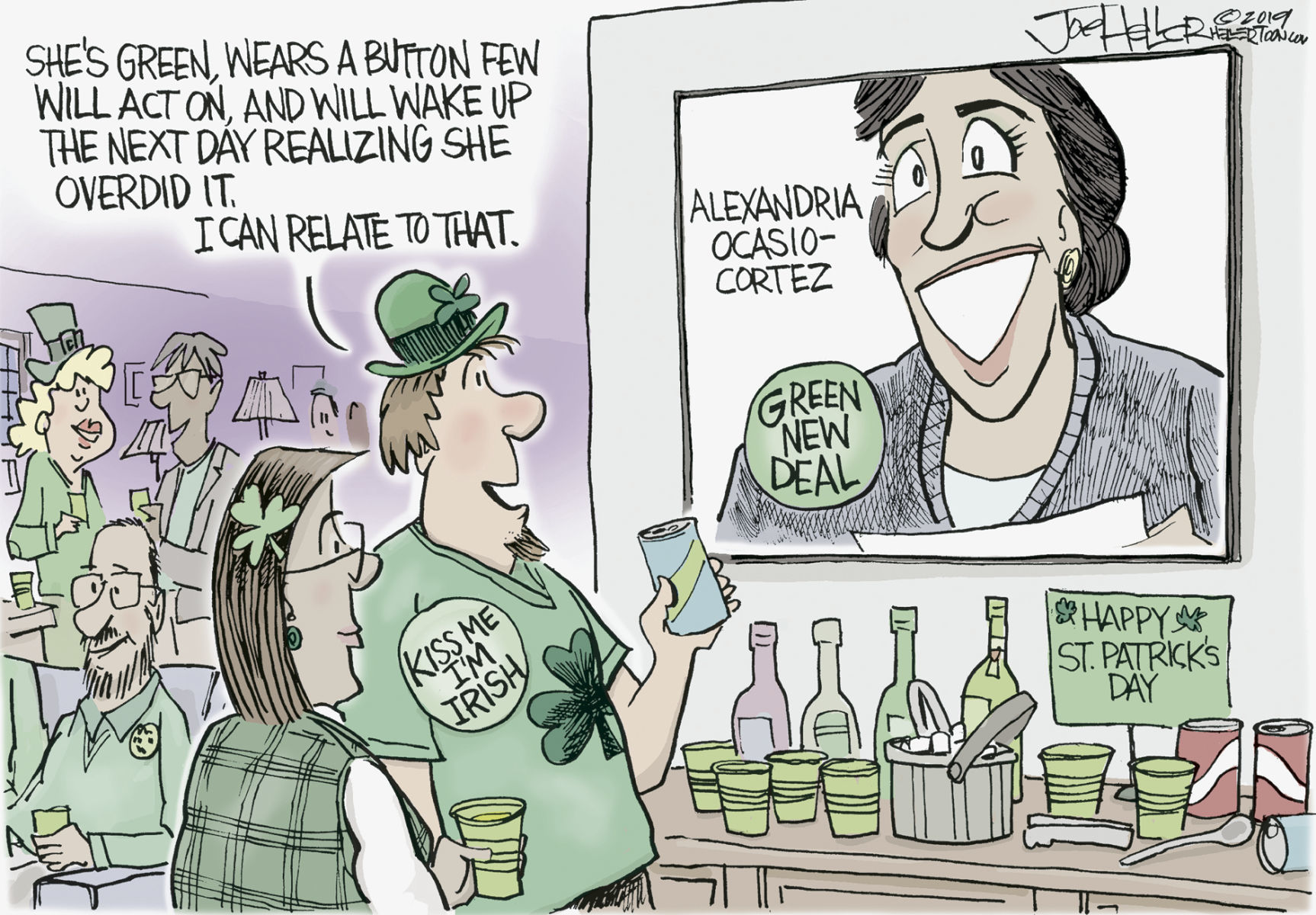 St. Pats Green by Joe Heller